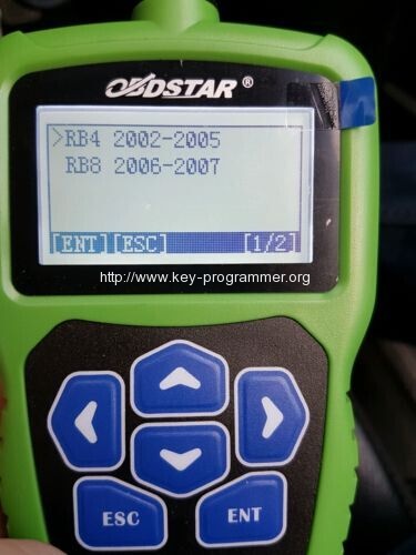 
			Change mileage on Audi A3 2005 by OBDSTAR VAG-PRO		