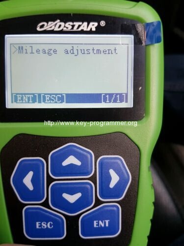 
			Change mileage on Audi A3 2005 by OBDSTAR VAG-PRO		