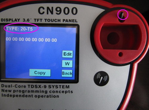 
			CN900 key programmer copy T5 chip procedure		