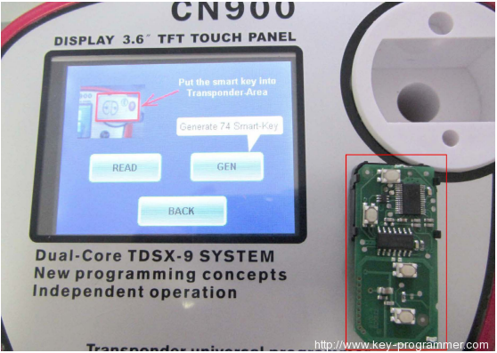 
			CN900 YS30 register 3370 to generate smart key		