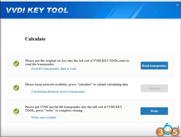 
			Ford Fiesta 4D83 80bit Copy: with ND900 Mini or VVDI Keytool		