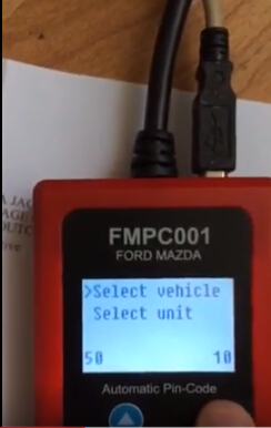 
			Ford New Focus Mileage Correction by FMPC001 Pin Code Reader		