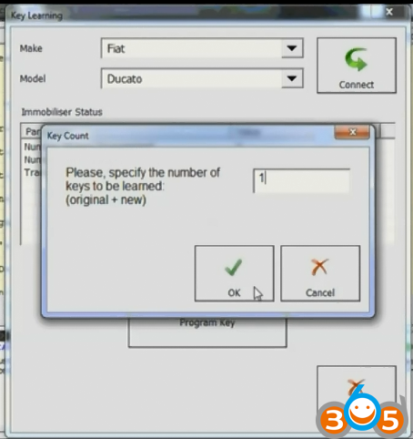 
			FVDI Program Transponder Key on a Fiat Ducato 2006		