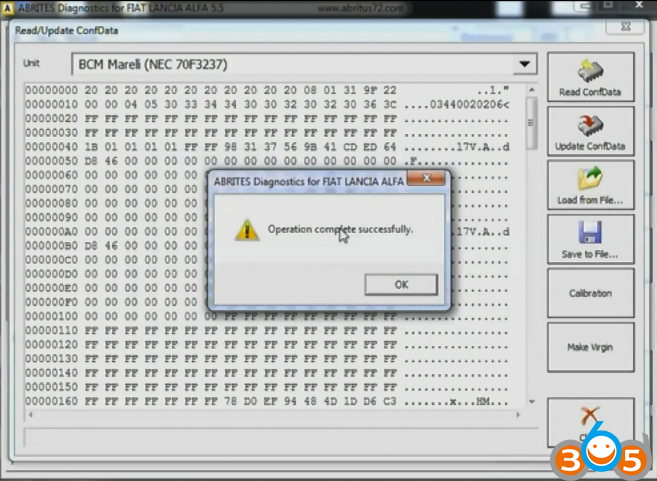 
			FVDI Program Transponder Key on a Fiat Ducato 2006		