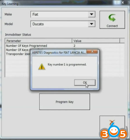 
			FVDI Program Transponder Key on a Fiat Ducato 2006		