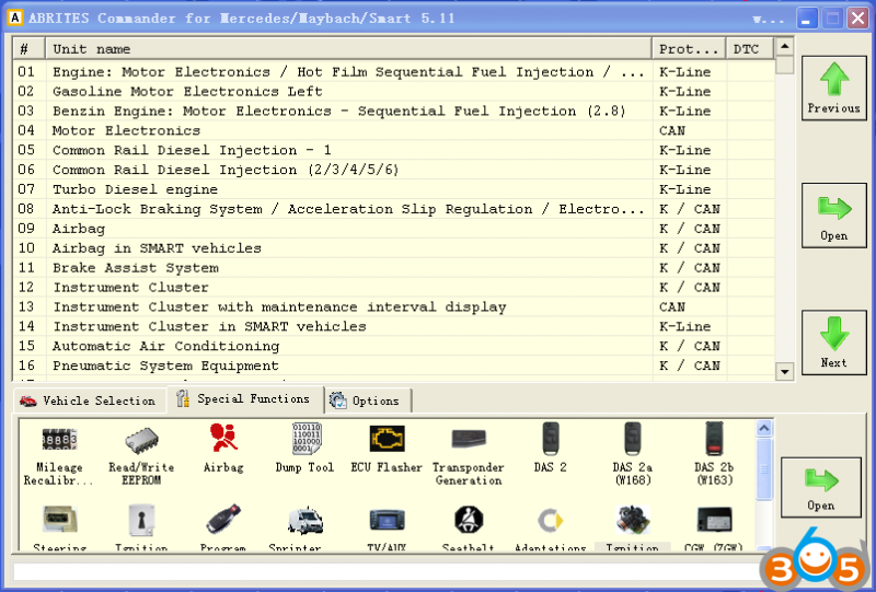 
			FVDI2 FVDI V2015 FVDI V2018 Full 18 Software Function List		