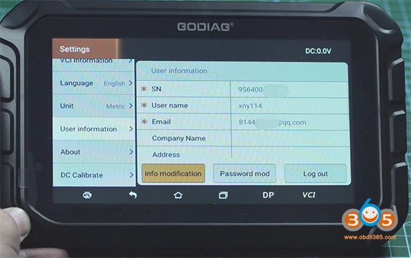 
			GODIAG GD801 Key Programmer Registration and Update		