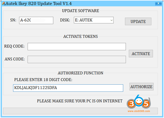 
			How To Activate New Software License to Autek ikey820?		