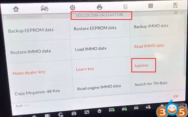 
			How to Add Audi R8 Transponder with Auro OtoSys IM100/IM600		