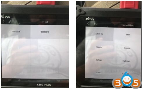 
			How to add Ford F150 2006 Key by Xtool X100 Pad2		