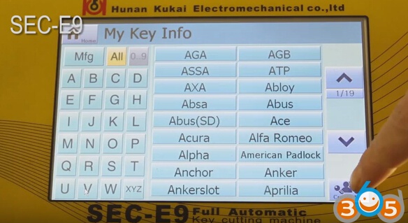 
			How to Add Key Data to SEC-E9 Key Cutting Machine Manually		