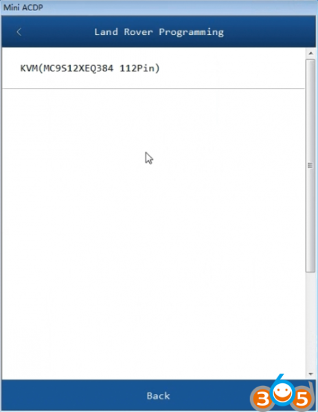 
			How to Add Land Rover KVM MC9S12XEQ384 Key with Yanhua Mini ACDP		