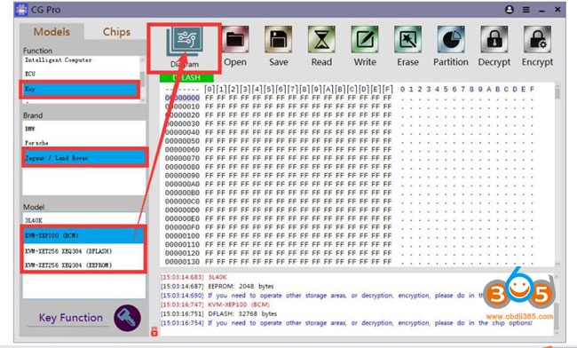 
			How to Add Land rover KVM XEP100 Key with CG Pro?		