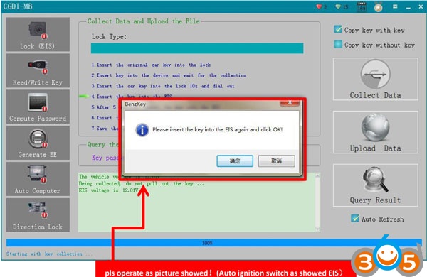 
			How to add Mercedes BE key with CGDI Prog MB Key Programmer		