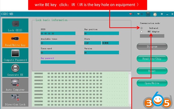 
			How to add Mercedes BE key with CGDI Prog MB Key Programmer		