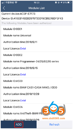 
			How to Automatic Activate Yanhua Mini ACDP License?		