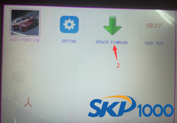 
			How to change SKP1000 Car Key Programmer Language		