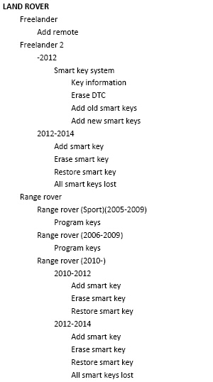 
			How to choose Jaguar Land Rover JLR key programmer?		