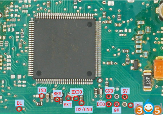 
			How to Clean JLR KVM Test Points for Yanhua Mini ACDP		