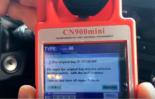 
			How to Clone 2014 Jeep Wrangler ID46 Chip Key with CN900 Mini		