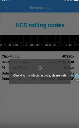 
			How to copy a HCS rolling code remote using Keydiy KD900+		