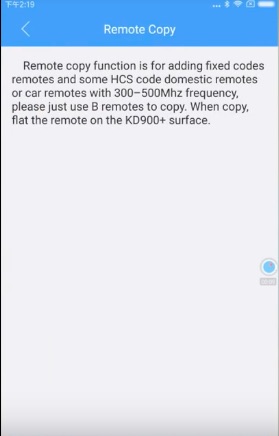 
			How to copy a HCS rolling code remote using Keydiy KD900+		