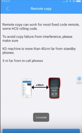 
			How to copy a HCS rolling code remote using Keydiy KD900+		