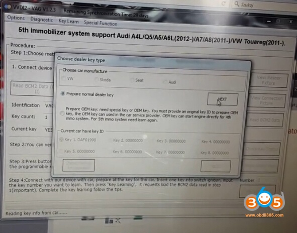 
			How to do Audi a4 RB8 2004+ Key Learning with VVDI2, AVDI or FVDI?		