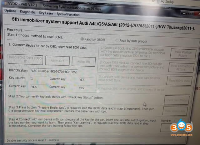 
			How to do Audi a4 RB8 2004+ Key Learning with VVDI2, AVDI or FVDI?		