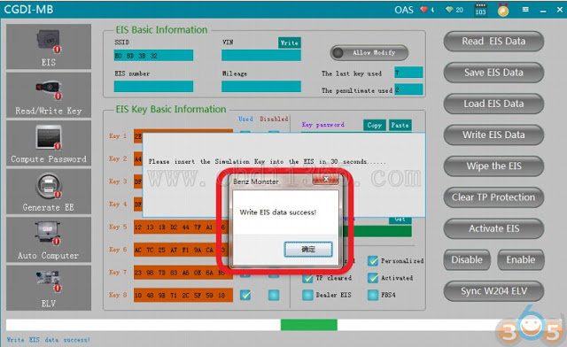 
			How to Erase Mercedes W221 EIS and Program New Key with CGDI MB		