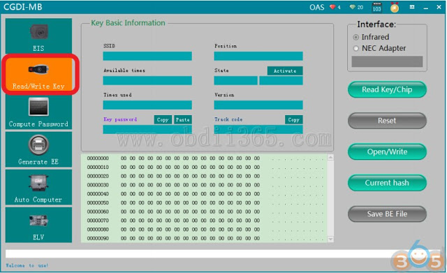 
			How to Erase Mercedes W221 EIS and Program New Key with CGDI MB		