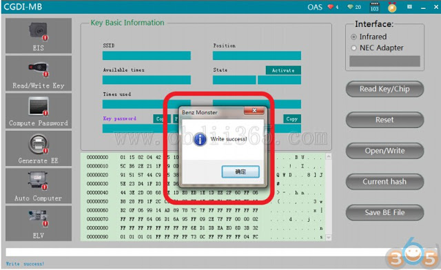 
			How to Erase Mercedes W221 EIS and Program New Key with CGDI MB		