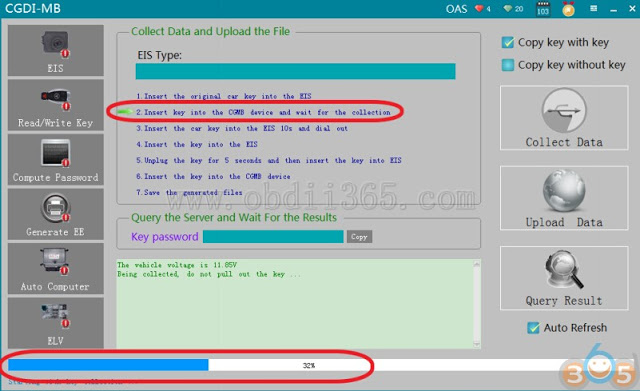 
			How to Erase Mercedes W221 EIS and Program New Key with CGDI MB		