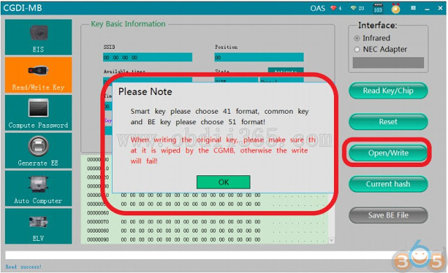 
			How to Erase Mercedes W221 EIS and Program New Key with CGDI MB		