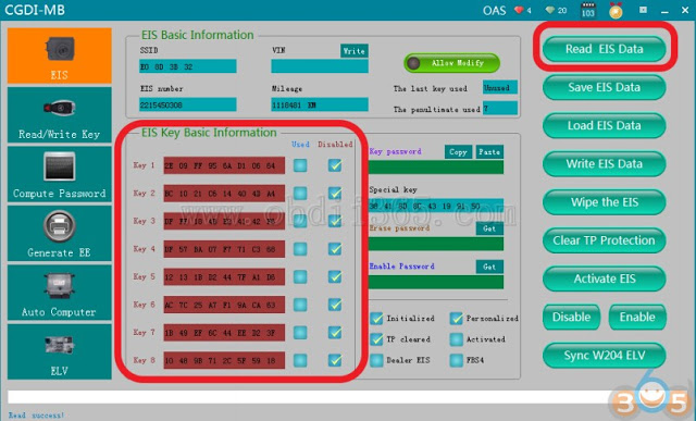 
			How to Erase Mercedes W221 EIS and Program New Key with CGDI MB		