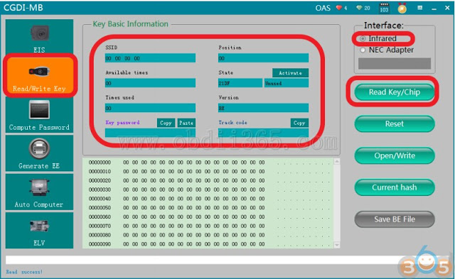 
			How to Erase Mercedes W221 EIS and Program New Key with CGDI MB		