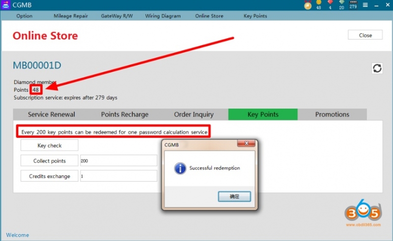 
			How to exchange CGDI MB CG BE Key Points to Token?		