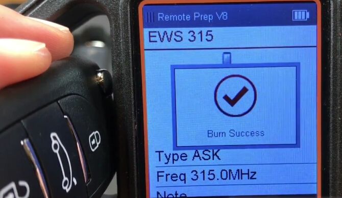 
			How to Generate BMW EWS 3-Button Remote Key by VVDI Key Tool		