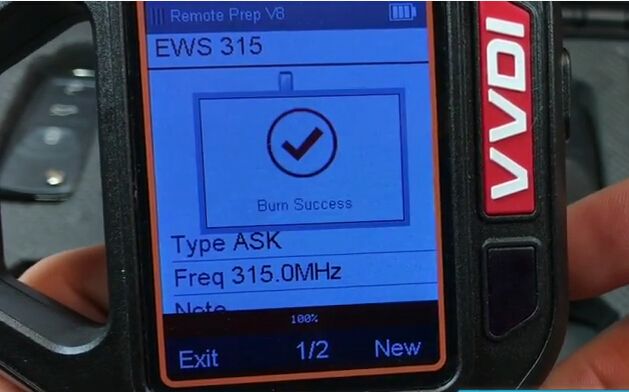 
			How to Generate BMW EWS 3-Button Remote Key by VVDI Key Tool		