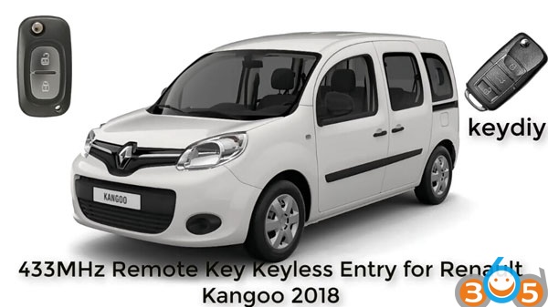 
			How to Generate Renault Kangoo 2018 Remote Key with Keydiy KD-X2		