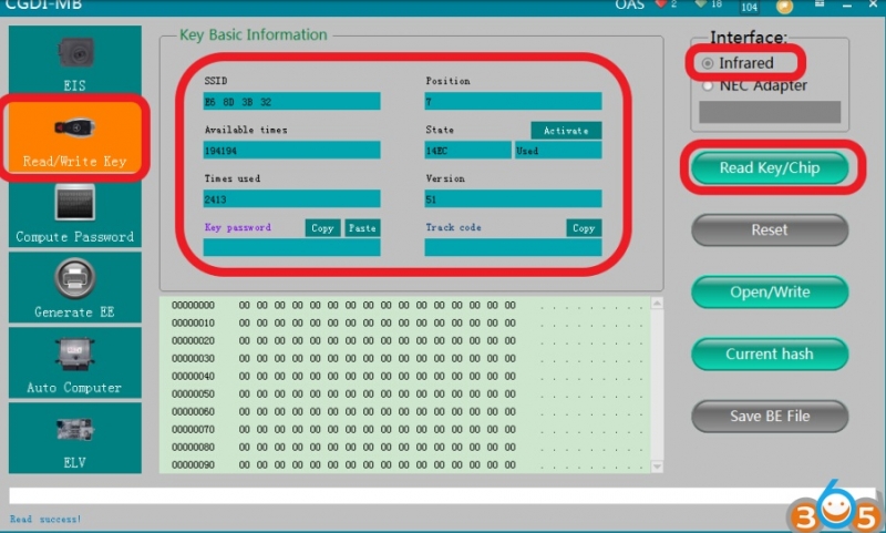 
			How to Identify Mercedes Key Types and Information with CGDI MB		