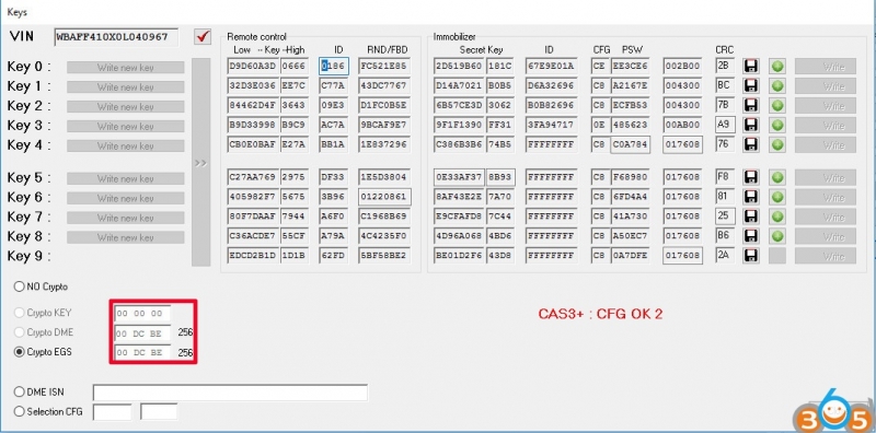 
			How to Program BMW CAS3+ All Keys Lost with BMW E/F Scanner		