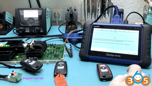 
			How to Program BMW F30 FEM Key with Auro OtoSys IM100		