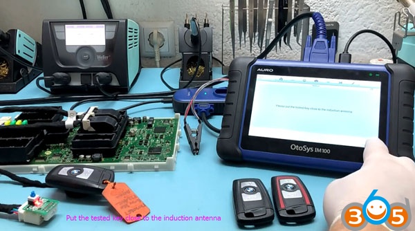 
			How to Program BMW F30 FEM Key with Auro OtoSys IM100		