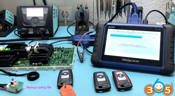 
			How to Program BMW F30 FEM Key with Auro OtoSys IM100		