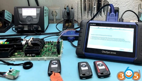 
			How to Program BMW F30 FEM Key with Auro OtoSys IM100		