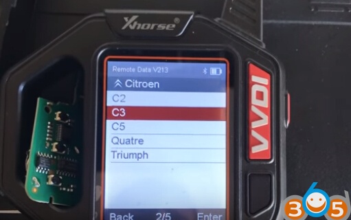 
			How to Program Citroen C4 Picasso Wireless Remote Key by OBD		