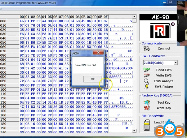 
			How to Program EWS4 Key with AK90 or R270 Programmer		