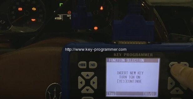 
			How to Program Maserati Remote Key by SKP900 via OBD2		