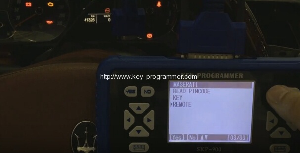 
			How to Program Maserati Remote Key by SKP900 via OBD2		